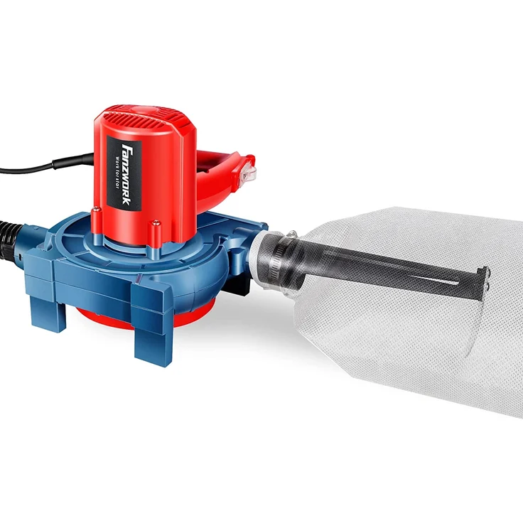 FANZTOOL mobile Absauganlage 900W mit wiederverwendbaren Staubbeutel und Metallgehäuse, Späneabsauganlage geeignet für Werkstatt und Baustelle – Bild 1
