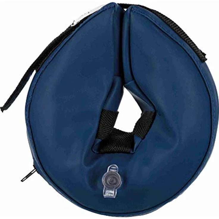 Trixie 19543 Schutzkragen, aufblasbar, M–L: 45–57 cm/11 cm, blau – Bild 1