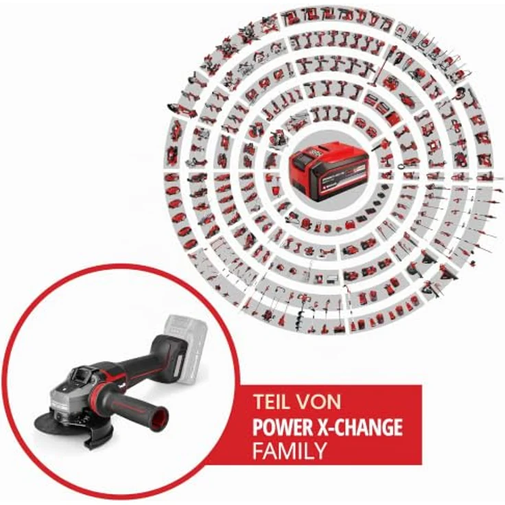 Einhell Professional Akku-Winkelschleifer TP-AG 18/125-13 Q P BL-Solo, bürstenlos mit 10.000 U/min und Paddelschalter für maximale Sicherheit – Bild 2