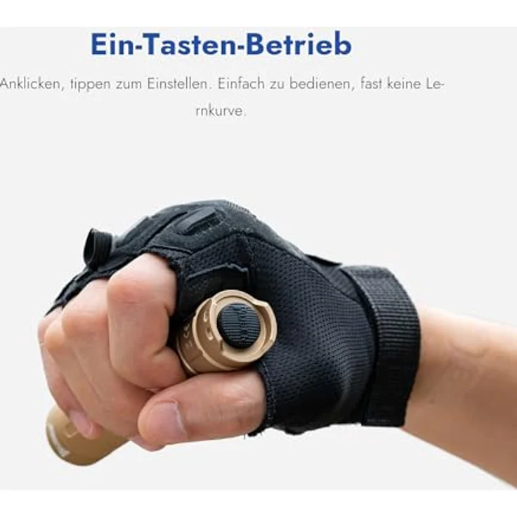 WUBEN C3, LED Taschenlampe mit 1200 Lumen, USB aufladbar, IP68 wasserdicht, 6 Lichtmodi – Bild 3