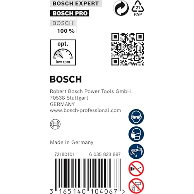 Bosch Schalungs- und Installationsbohrer SDS Plus 22 x 400 mm, HSS, kompatibel mit SDS Plus Bohrhämmern – Bild 4