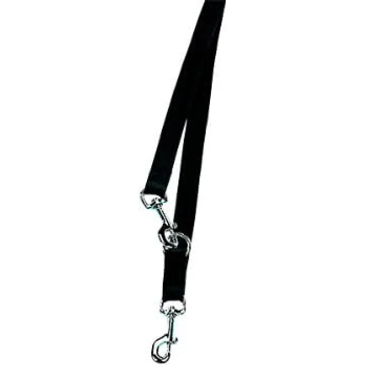 Nobby Führleine Classic schwarz für Hunde L: 200 cm B: 15 mm, drei-fach verstellbar – Bild 3