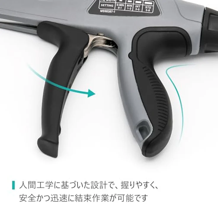 Panduit Kabelbinder-Zange GTS Grau, Schwarz – Bild 4