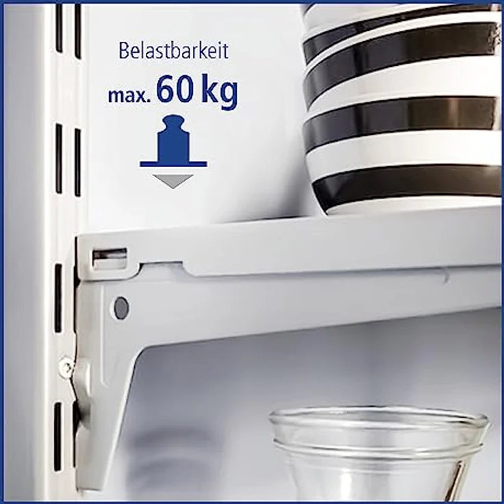 Element System 18133-00003 PRO-Träger Regalträger 1-reihig - 2 Stück - 7 Abmessungen - 3 Farben-L = 20 cm-weiß-für Regalsystem-Wandschiene – Bild 5