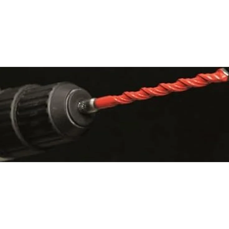 ALPEN Hartmetall-Mehrzweckbohrer Profi Multicut ø 10 mm, SDS-plus Schaft, 260 mm, für Fliesen und Mauerwerk, diamantgeschliffene Schneiden – Bild 3