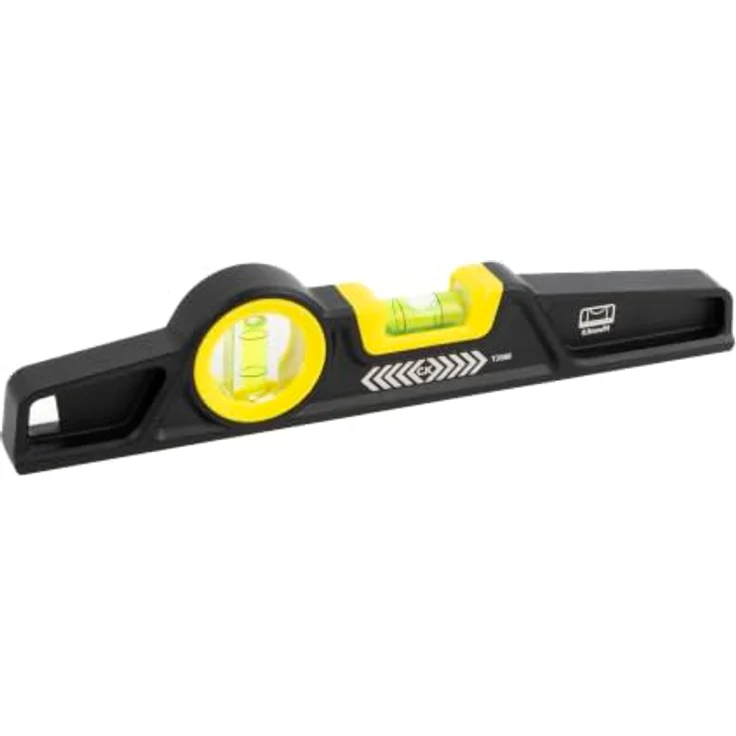 C.K Tools Magnet-Wasserwaage 250 mm, Torpedoform, gefräste V-Nut, 0,5 mm/m, Aluminiumguss, stossfest – Bild 2