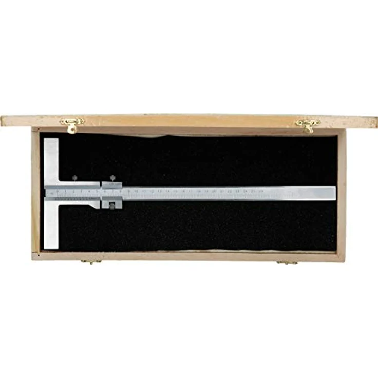 KSTOOLS Anreiß-Messschieber, 0 - 250 mm Messbereich, Präzisions-Skalenteilung, rostfreier Stahl, mit Feststellschraube, Gesamtgröße 375 mm, im stabilen Etui – Bild 5