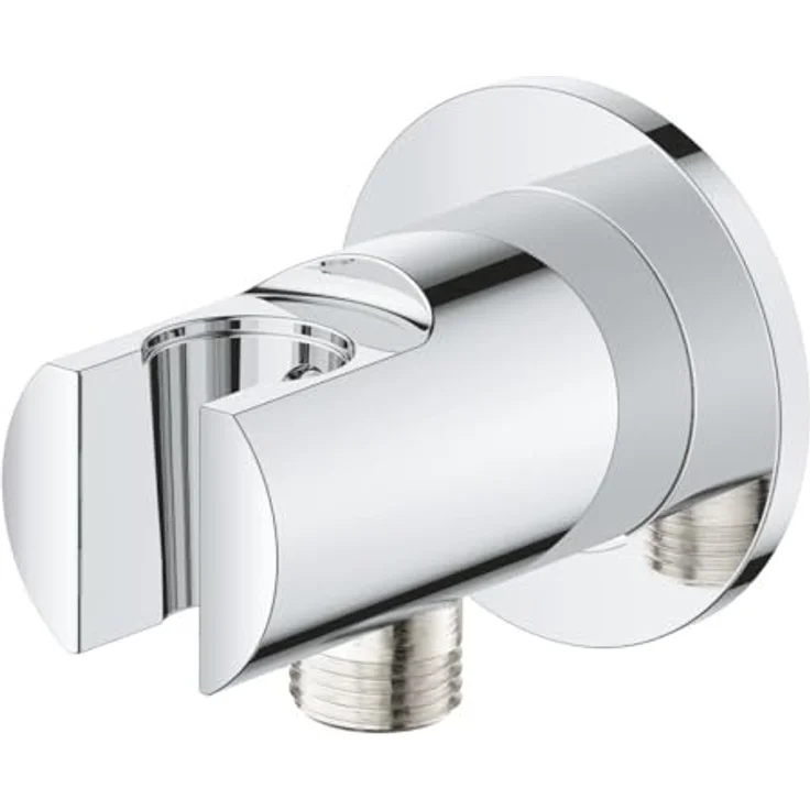 Grohe Tempesta Wandanschlussbogen 28628_1, mit Wandbrausehalter und GROHE Long-Life Oberfläche, Außengewinde 1/2" – Bild 3