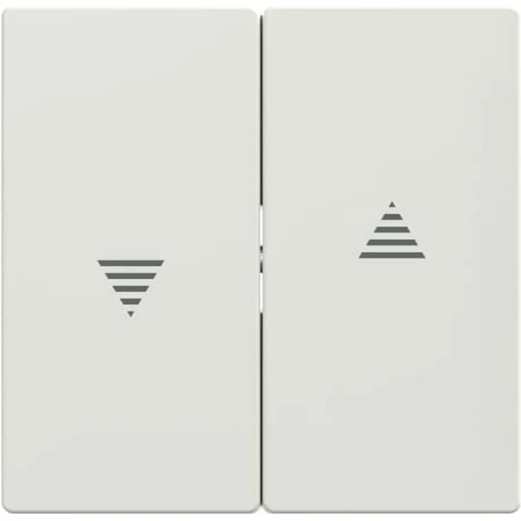 Schneider Electric Merten Wippe für Rollladenschalter und -taster, System M, polarweiss glänzend, langlebiges Material, einfache Installation, Artikelnummer 432419 – Bild 2