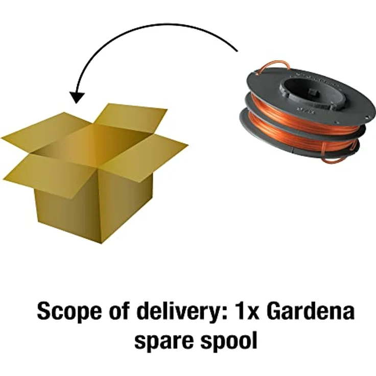 GARDENA Ersatzfadenspule: Austauschbare Fadenspule für GARDENA Turbotrimmer und -sensen, Original GARDENA-Ersatzteil für Rasentrimmer (5372-20) – Bild 6
