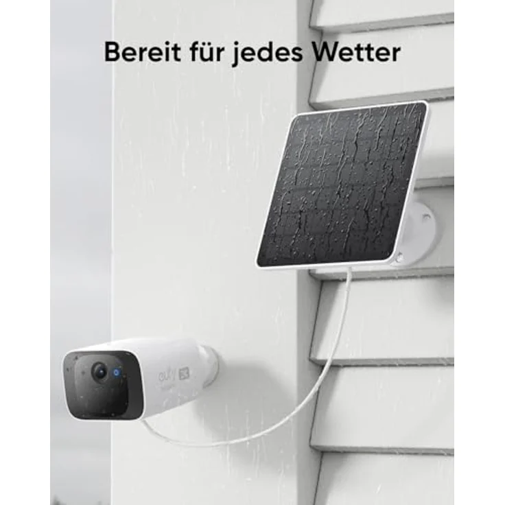 eufy Security Solarpanel (3W) für eufyCam - Kontinuierliche Stromversorgung, wetterfest, 2m Kabel – Bild 5