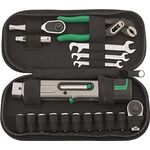 STAHLWILLE Fahrrad Werkzeug-Set 18-tlg. | 1/4“ Drehmomentschlüssel 4-20 Nm, TORX, Innensechskant | in praktischer Rahmentasche, Qualitätswerkzeuge für kontrollierten Schraubanzug