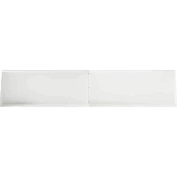 vidaXL Beetumrandung Stützmauer, 4 Stück, 100 x 12 x 50 cm, wetterfester Stahl, modular, Weiß – Bild 6