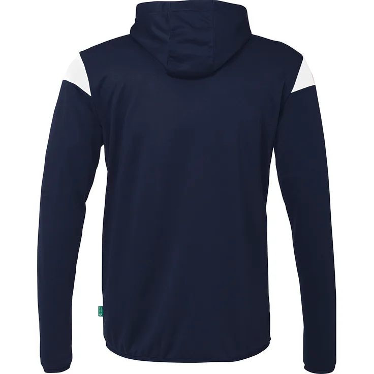 Uhlsport Kapuzenjacke Squad 27 Track Hood Children 1002257_02 marine/weiß, Unisex Schnitt, Smartbreathe Fit