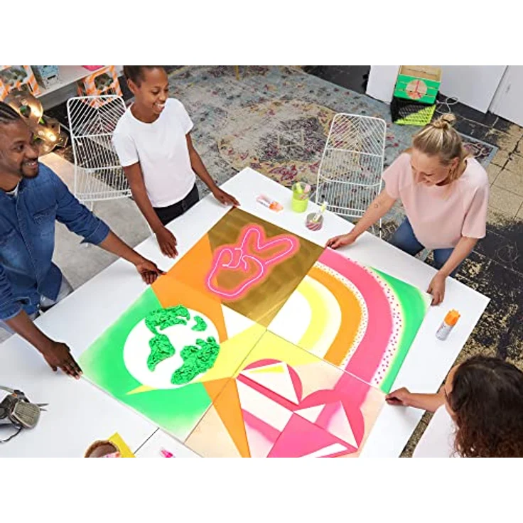 edding Sprühfarbe 5200, 200 ml Permanentspray, seidenmatt, wasserfest und lichtecht, für verschiedene Oberflächen – Bild 5