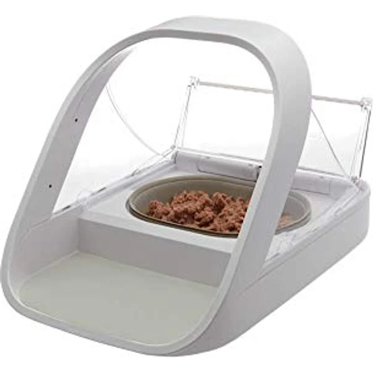 SureFeed Mikrochip Futterautomat (0.40 l), weiß - Futternapf mit Tiererkennung und Trainingsmodus для 32 Haustiere – Bild 5