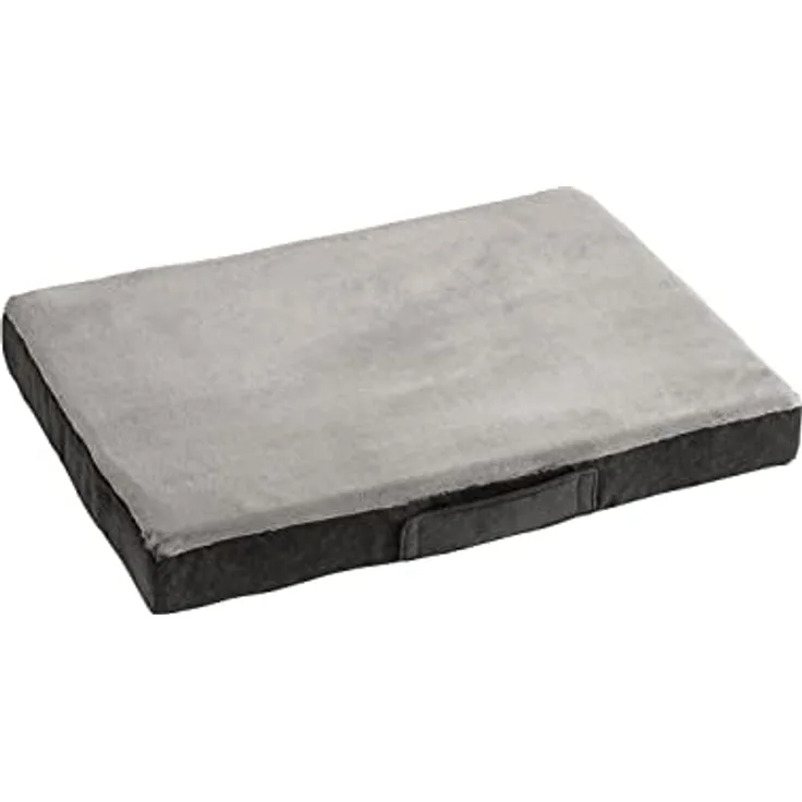 Dehner Lieblinge Orthopädisches Hunde- und Katzenkissen, wasserabweisend, wärmespeichernd, 65 x 100 x 10 cm, Polyester, schwarz