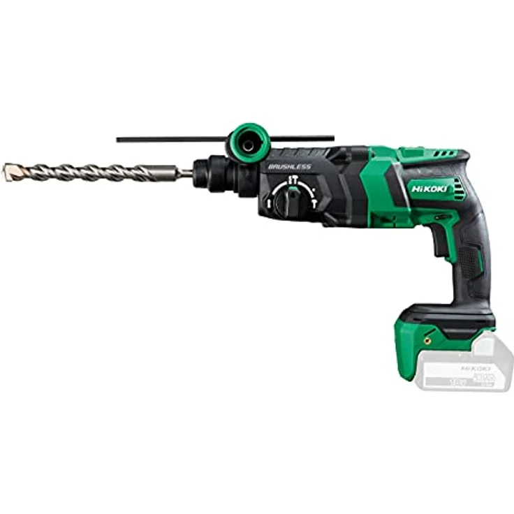 HiKOKI DH18DPCW2Z, Akku-Bohr- und Meißelhammer mit SDS-plus Werkzeugaufnahme, 3,2 Joule Schlagenergie, max. Bohrdurchmesser 27 mm in Holz, 26 mm in Beton, 13 mm in Stahl, ohne Akku und Ladegerät – Bild 1