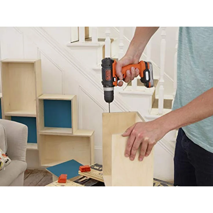 BLACK+DECKER BDCDD12S1-QW BDCDD12S1-QW-Taladro Atornillador 12V Con 1 batería 1,5Ah USB – Bild 2