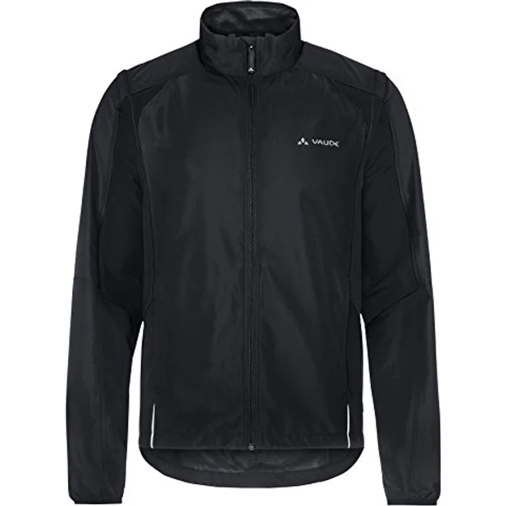 Vaude Dundee Classic, Herren Velojacke mit abzippbaren Ärmeln, winddicht, Schwarz, 3XL – Bild 1