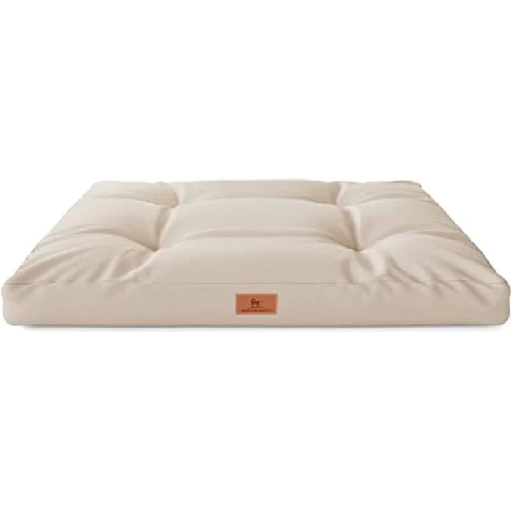 Knuffelwuff Hundekissen Gatsby aus Oxford-Gewebe 110x89cm Beige – Bild 2