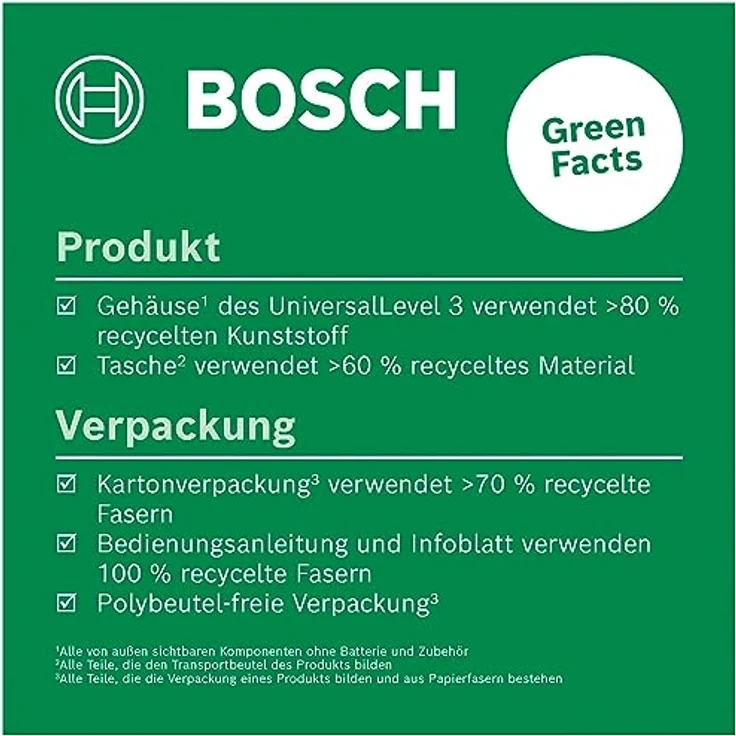 BOSCH Kreuzlinienlaser Universallevel 3, (1 St) - Präzises Messgerät mit hoher Genauigkeit – Bild 4