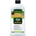 Golden Care Teak Protector – Hellbraun (1000 ml, Hellbraun, natürlicheres Aussehen der Möbel, Öl-frei) 60001