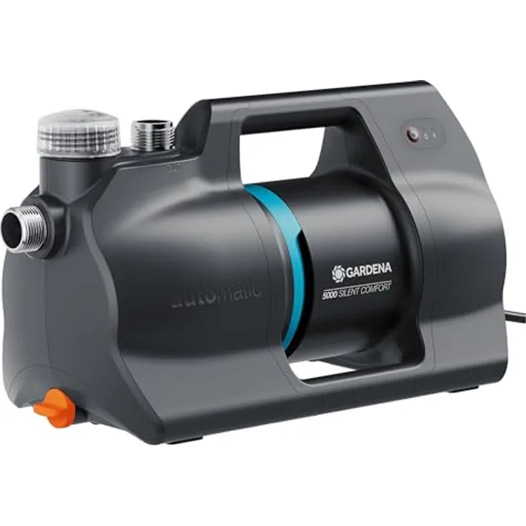 Gardena Haus- & Gartenautomat 5000 SilentComfort, Wasserpumpe mit Bluetooth®-Fähigkeit und JetBoost Technologie