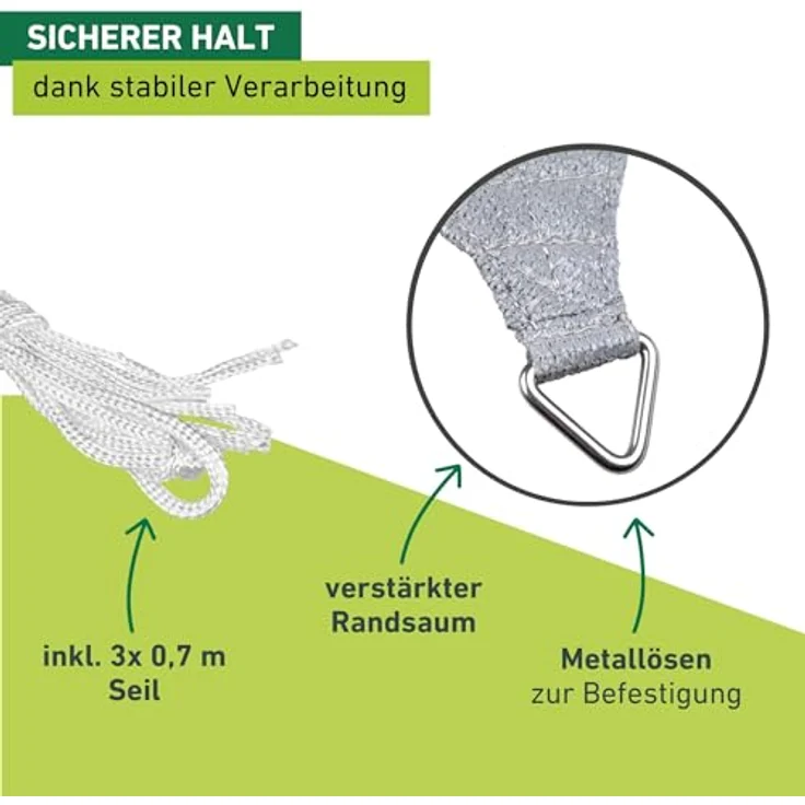 Windhager Sun Sail ELBA Dreieck – Bild 4