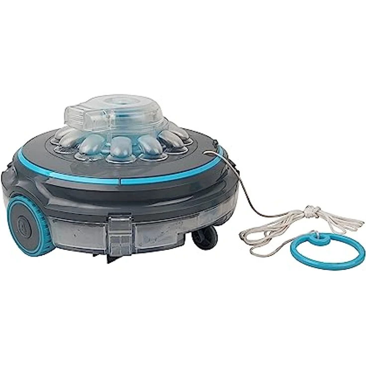 HC Garten & Freizeit Aquajack 650, wiederaufladbarer kabelloser Schwimmbadreiniger für Aufstellbecken, 80 Liter/Minute Saugleistung – Bild 2