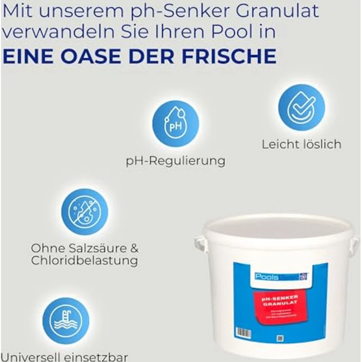 10 kg - PoolsBest® pH-Senker Granulat – Bild 5