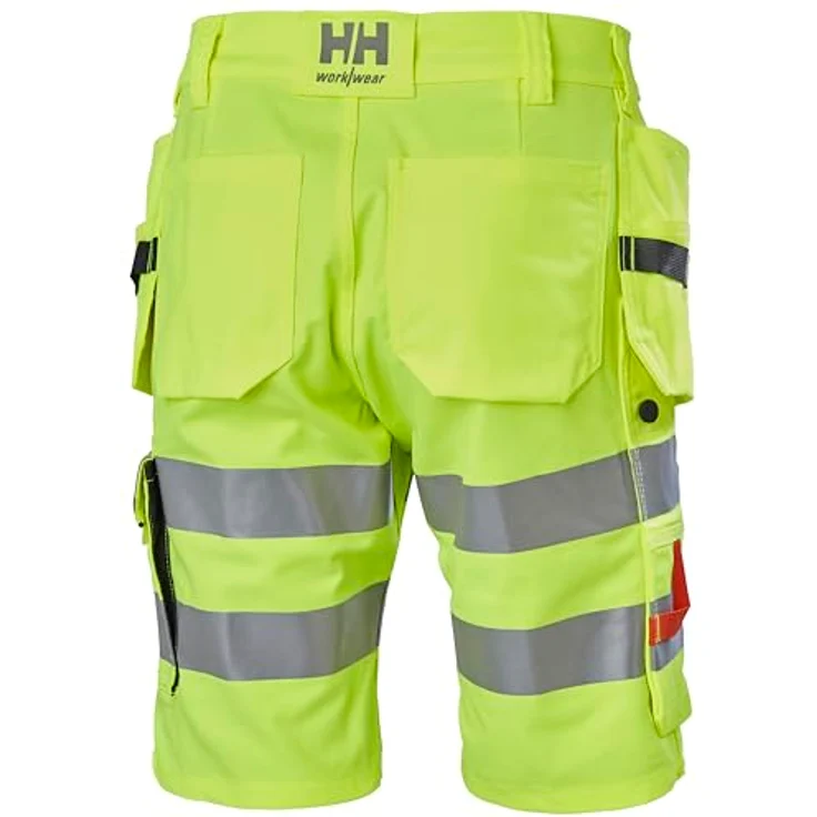 Helly Hansen ALNA 2.0 CONS SHORTS, Kurze Arbeitsshorts mit Transferdruck-Reflexstreifen, Klasse 1, schwarz – Bild 2