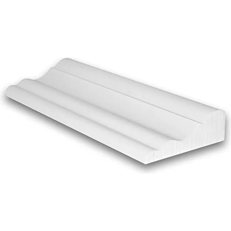 Profhome Zierleiste S-151377, Musterstück Wandleiste aus Polyurethan Hartschaum, ca. 10 cm lang