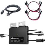 Envertech Mikrowechselrichter EVT800 WIFI-B 800W Balkonkraftwerk Set, integriertes WiFi, NA-Schutz Relais, Envertech-App, 5m AC Anschlusskabel, 4X 1m DC Paneelanschlusskabel