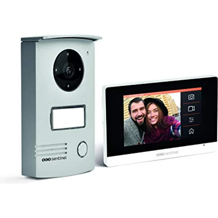 Video-Türsprechanlage mit Monitor, extra flach, Touchscreen, 4,3 Zoll – Bild 9