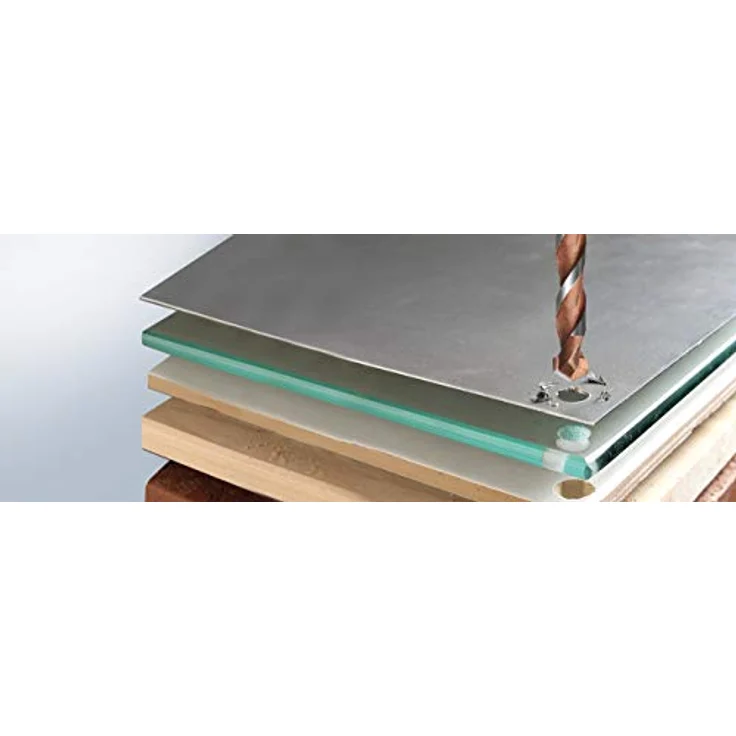 kwb Mehrzweckbohrer 048660, Hartmetallbohrer mit extra harter Wolfram-Titan-Hartmetallspitze, 6 mm, kupfer blank – Bild 4