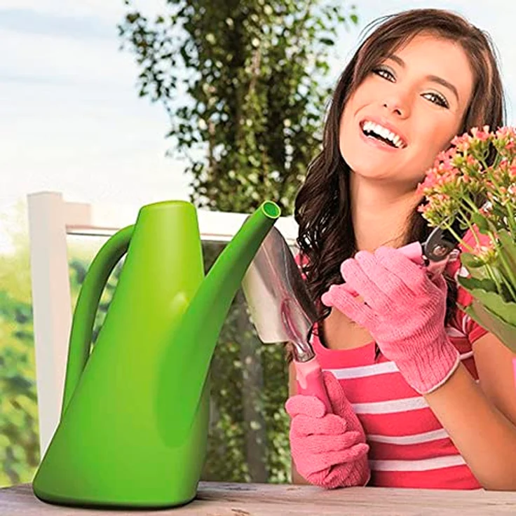 Prosperplast Gießkanne Eos, Kunststoff 1,5L anthrazit mit dünnem Hals – Bild 4