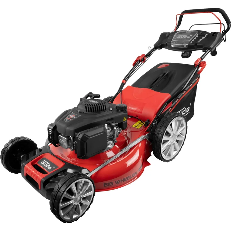 Güde Benzinrasenmäher BIG WHEELER 554.3 R, 55 cm Schnittbreite, 3 Funktionen: Mähen, Sammeln und Mulchen, grün – Bild 1