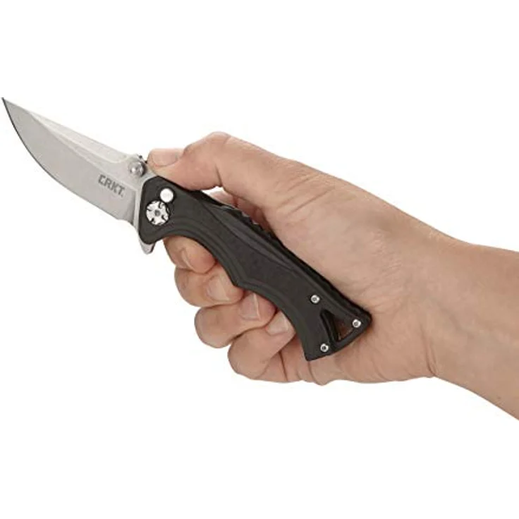 CRKT Unisex – Erwachsene BT Fighter Compact Taschenmesser, Schwarz, 18 cm – Bild 5