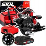 SKIL Akku-Handkreissäge 20V 3571 FA 184mm, Digitale bürstenlose Kreissäge mit LED-Beleuchtung