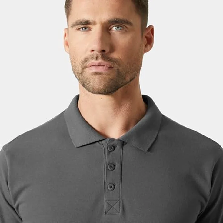 Helly Hansen Manchester Polo, Arbeitsshirt mit geripptem Kragen - Schwarz – Bild 3