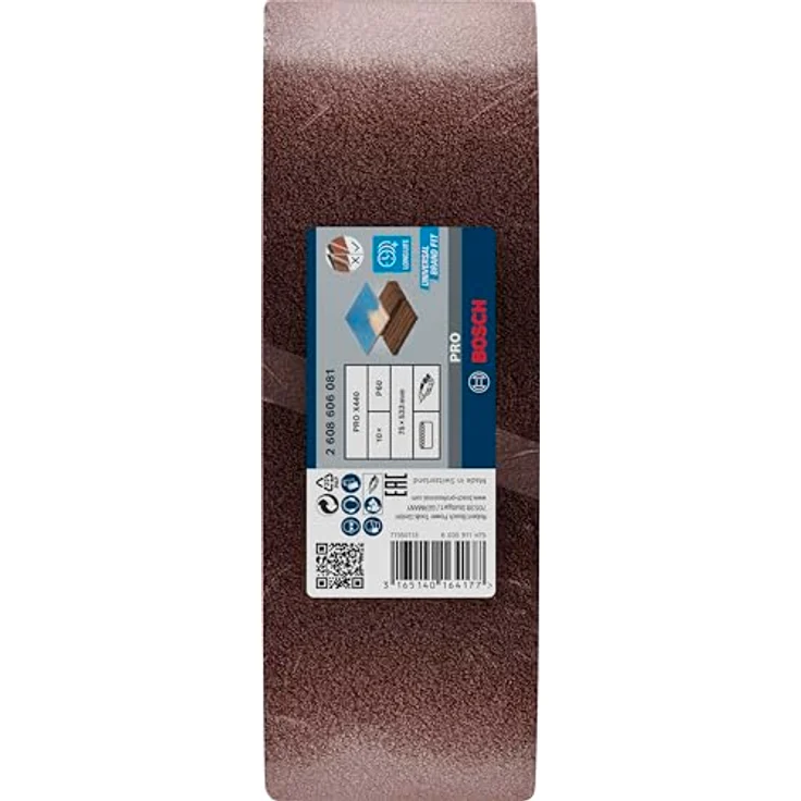 Bosch Professional Schleifband Best for Wood and Paint Holz und Farbe für Bandschleifer (10 Stück, Körnung 60, X440) – Bild 2
