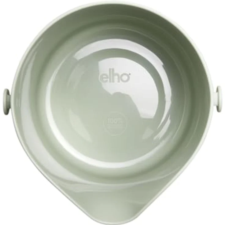 elho B.for Swing 18 - Blumentopf Hängend - Übertopf für Innen - 100% recyceltem Plastik - Ø 18.0 x H 16.5 cm - Grün/Steingrün – Bild 4