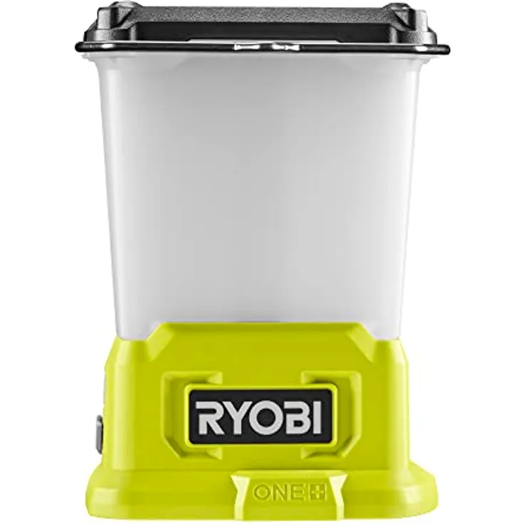 RYOBI 18 V ONE+ Akku-LED-Laternenlampe RLL18-0 (3 Leuchtstufen mit 60, 400 und 850 Lumen, ohne Akku und Ladegerät)
