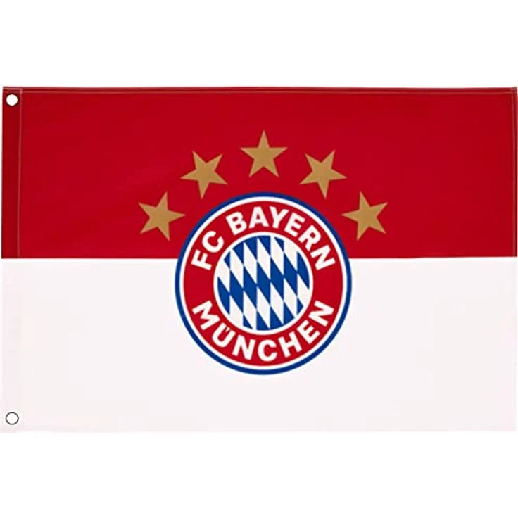 FC Bayern Fahne Originalware Flagge 100 x 150 cm Motiv LOGO + Ösen Service - Preisvergleich – Bild 1