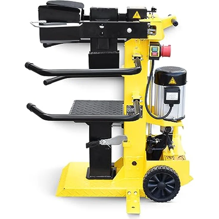 BAMATO Holzspalter HO-8PRO mit Elektroantrieb, 8 t Spaltkraft, schwenkbarer Spalttisch, 2 Arbeitshöhen – Bild 3