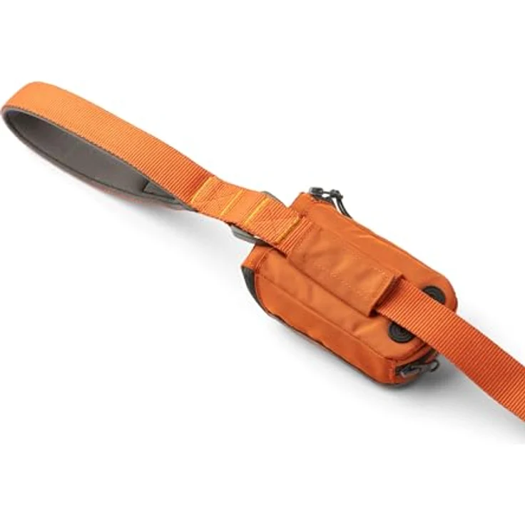 DOG Copenhagen Urban Trail 3.0, 160 cm Hundeleine mit Pouch Organizer und reflektierendem 3M-Besatz, Orange Sun, L – Bild 5