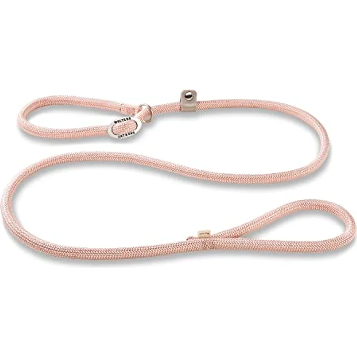 Wolters Moxonleine K2, Nylon Hundeleine mit Zugbegrenzung, Aqua S-M (Sepia rosa, 13mm)