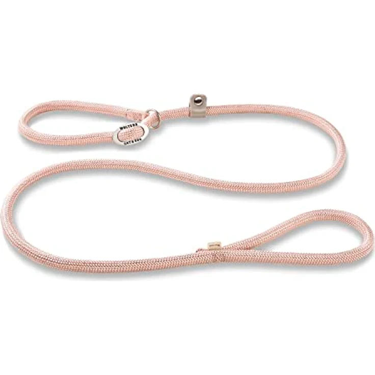 Wolters Moxonleine K2, Nylon Hundeleine mit Zugbegrenzung, Aqua S-M (Sepia rosa, 13mm) – Bild 1