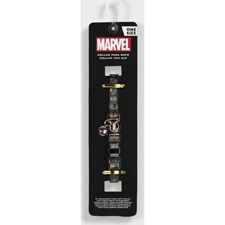 Cerda Katzen-Halsband Marvel, verstellbar, robust & bequem aus 100 % Polyester – Bild 3
